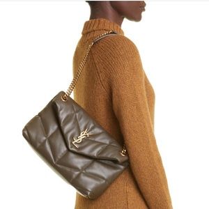 Saint Laurent small loulou leather puff bag